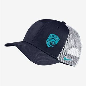 Nike Navy & Teal San Diego Wave Trucker Hat